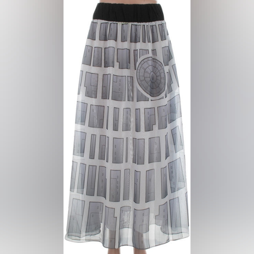 Star wars death star maxi skirt women's size 2xl